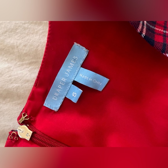 Draper James Checkered Ruffle Sleeve Dress - Picture 4 of 4